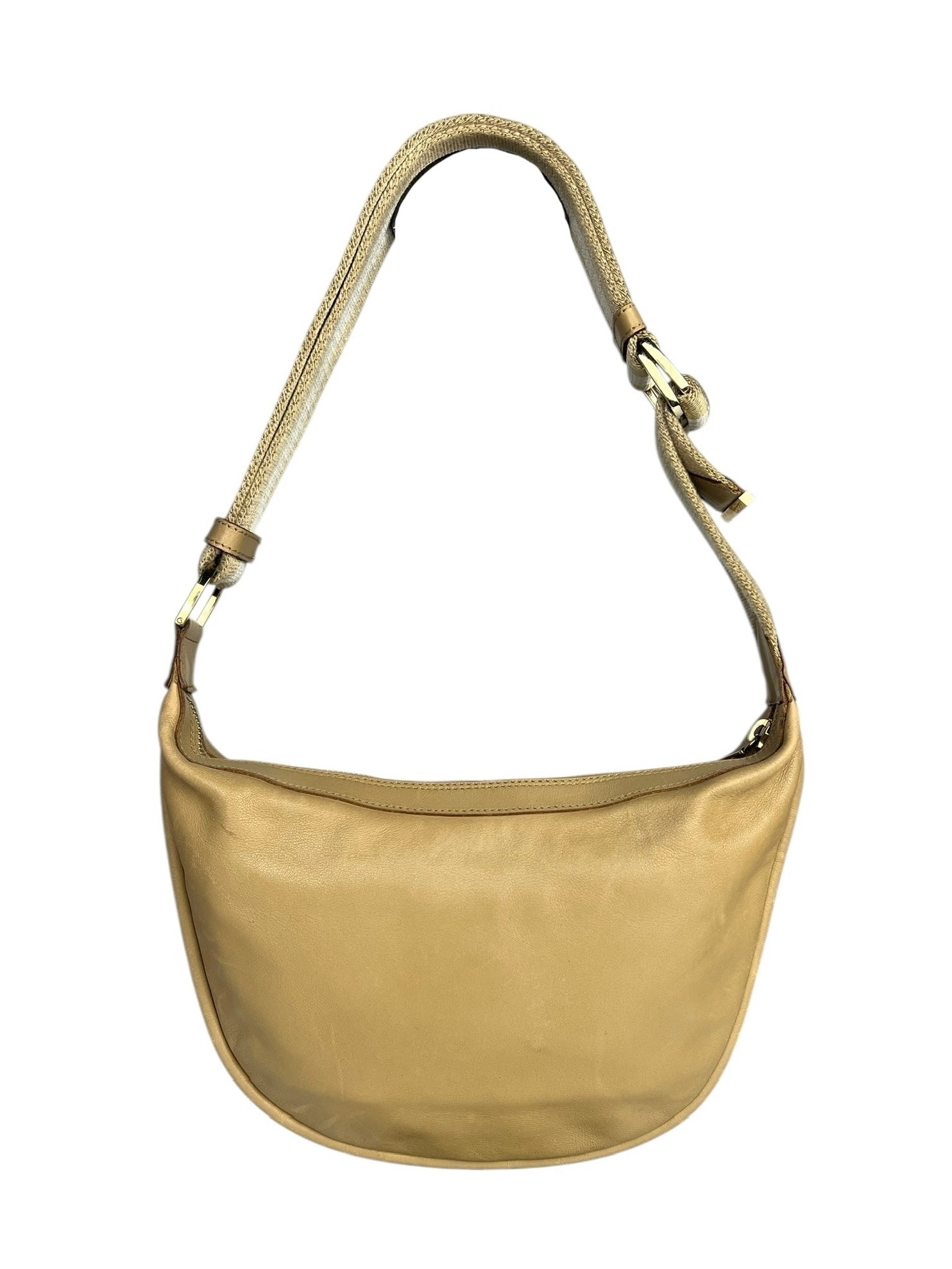 Gucci Beige Leather Vintage Hobo Bag