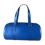 Louis Vuitton Blue Epi Soufflot Handbag