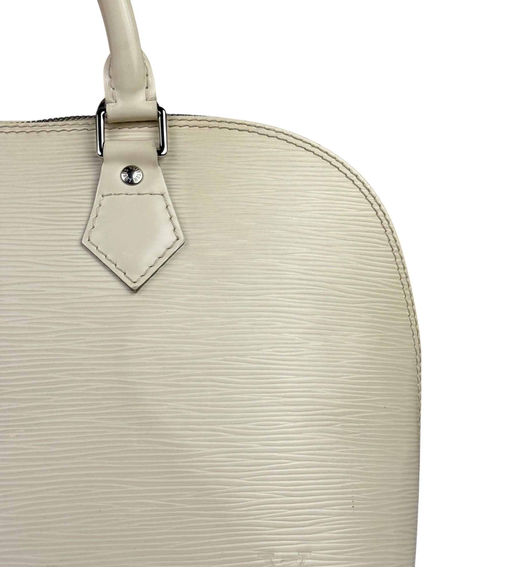 Louis Vuitton Ivorie Epi Leather Alma Handbag MM