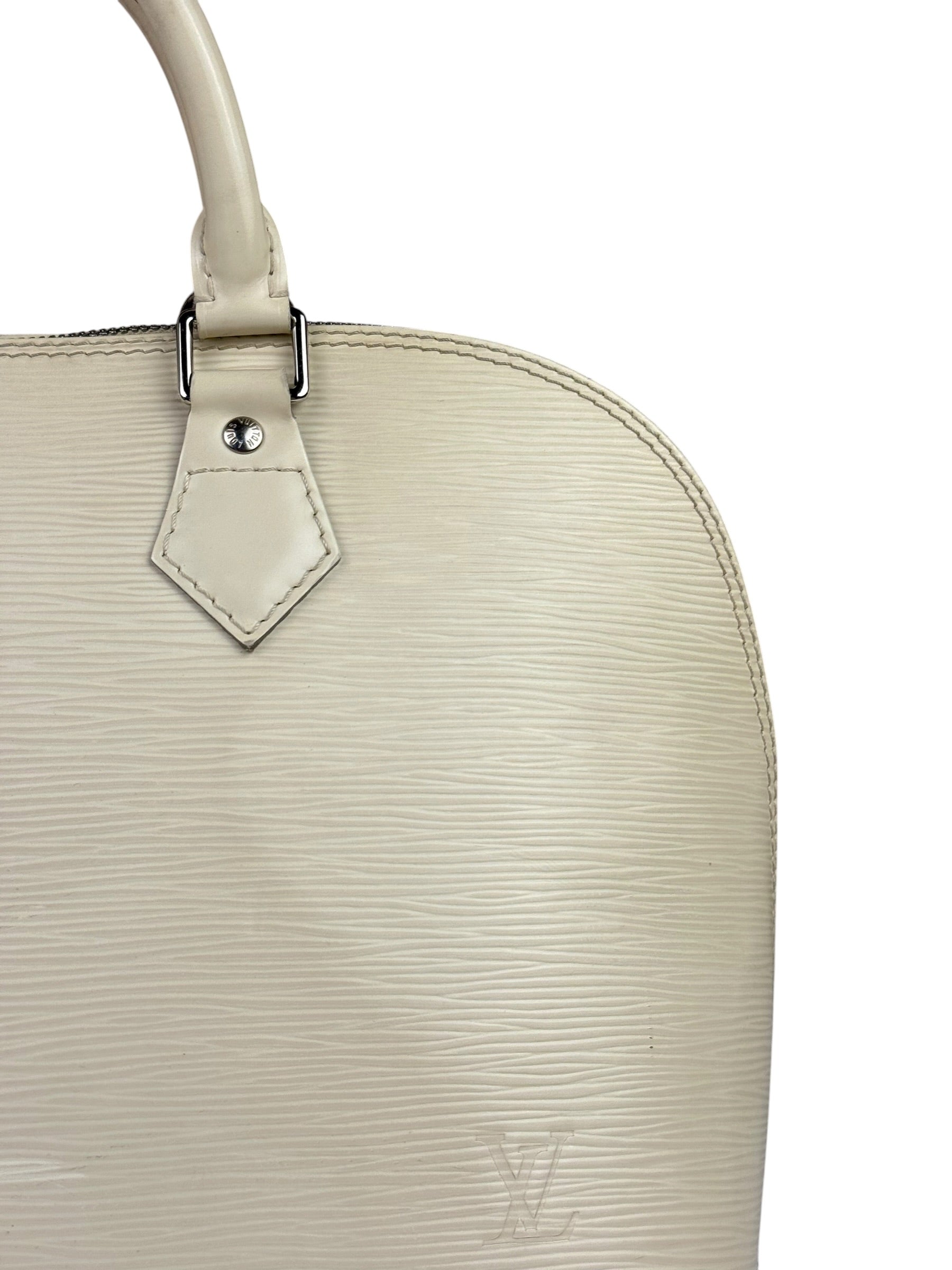 Louis Vuitton Ivorie Epi Leather Alma Handbag MM