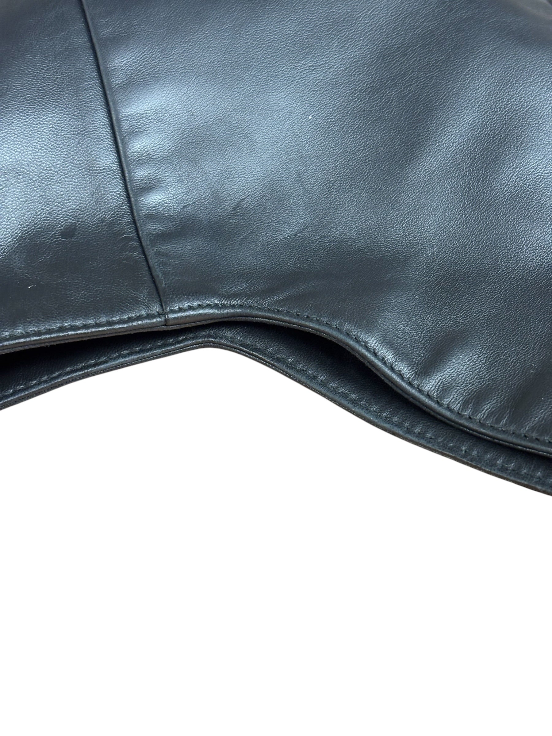 Prada Black Leather Sleek P&D Crossbody Bag