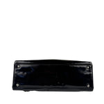 Chanel Vintage Black Patent Leather Envelope Chain Shoulder Bag 1998