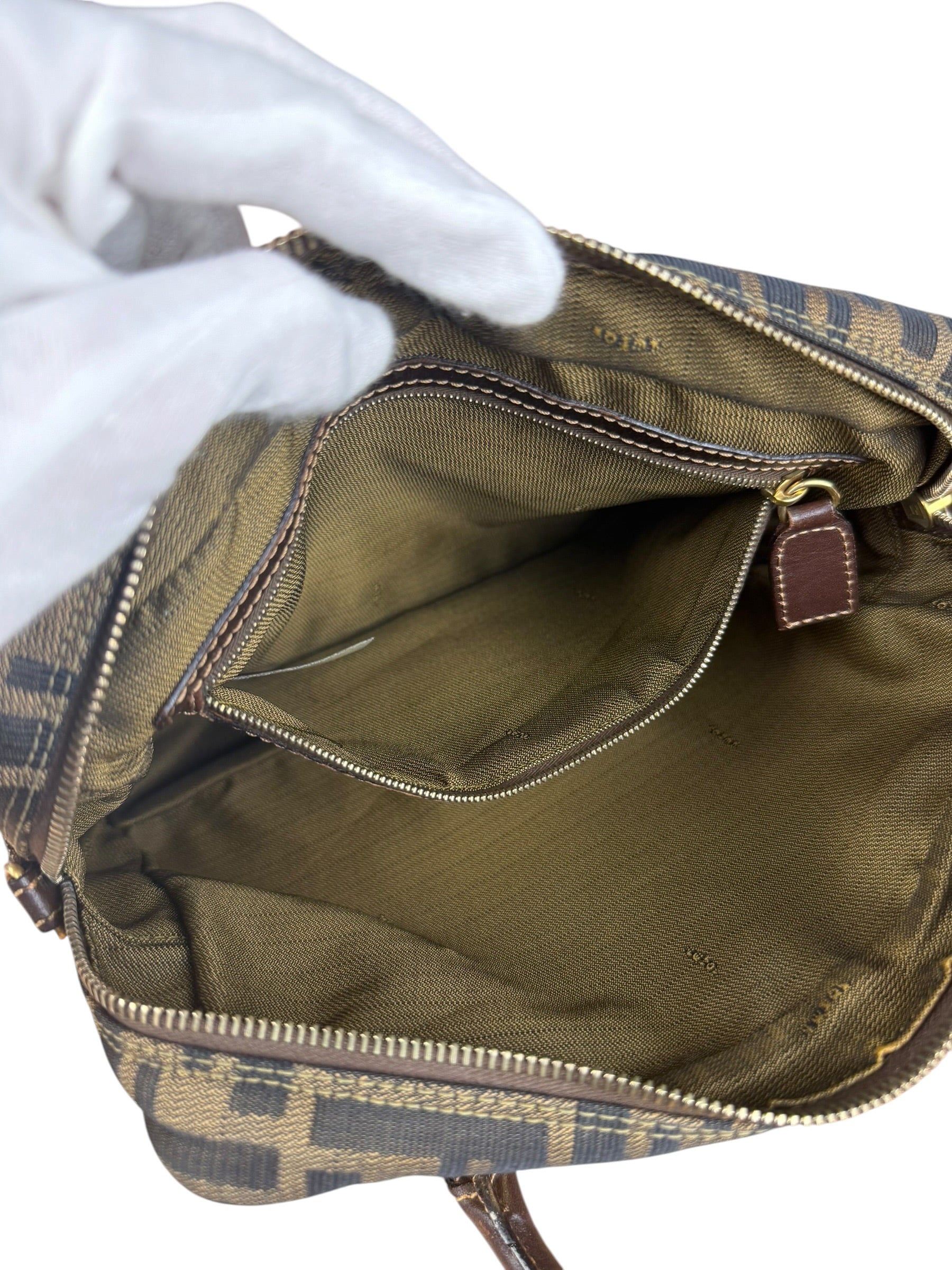 Fendi FF Vintage Zucca Mini Top Handle Bag