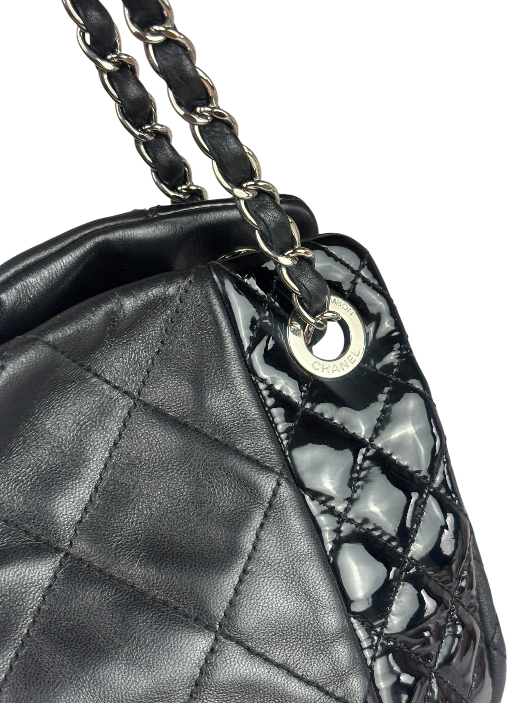 Chanel Black Quilted Leather Tote Bag 2014