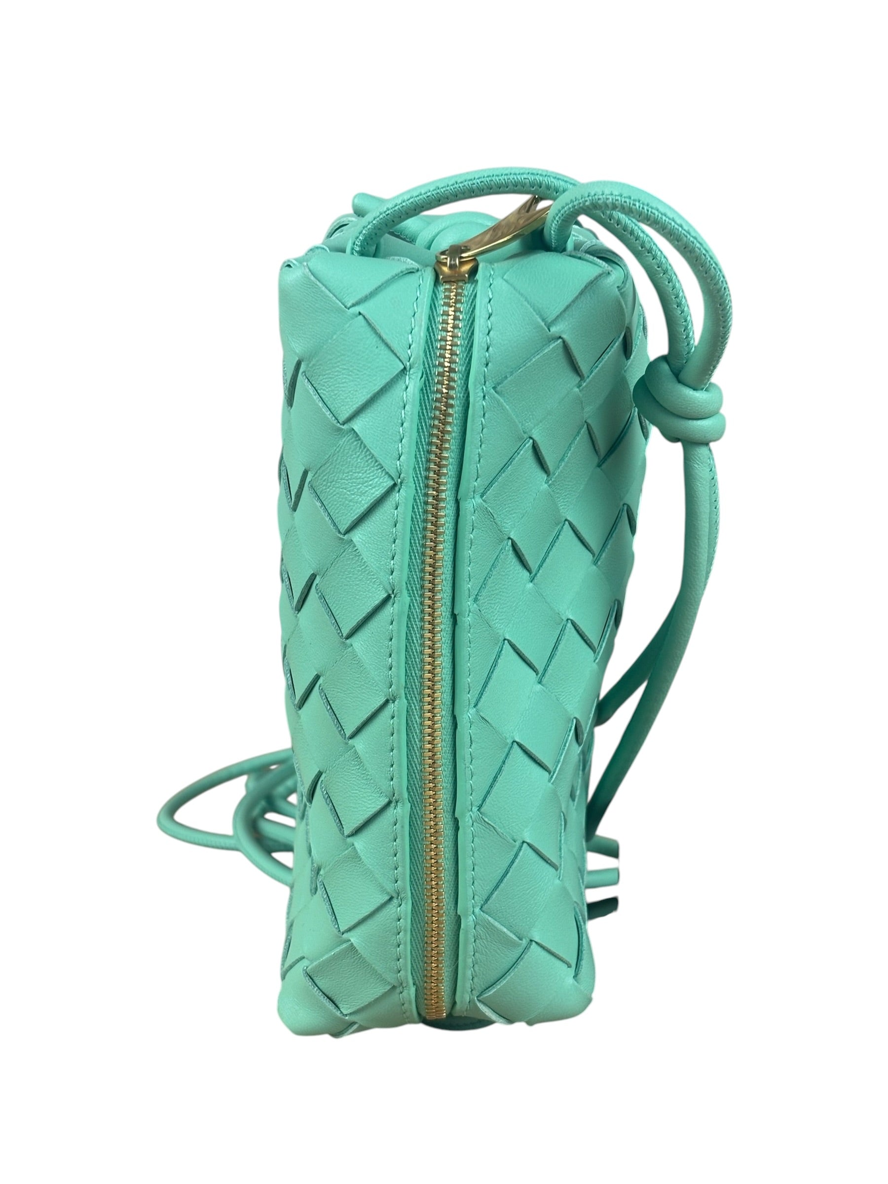 Bottega Veneta Mint Mini Loop Camera Bag