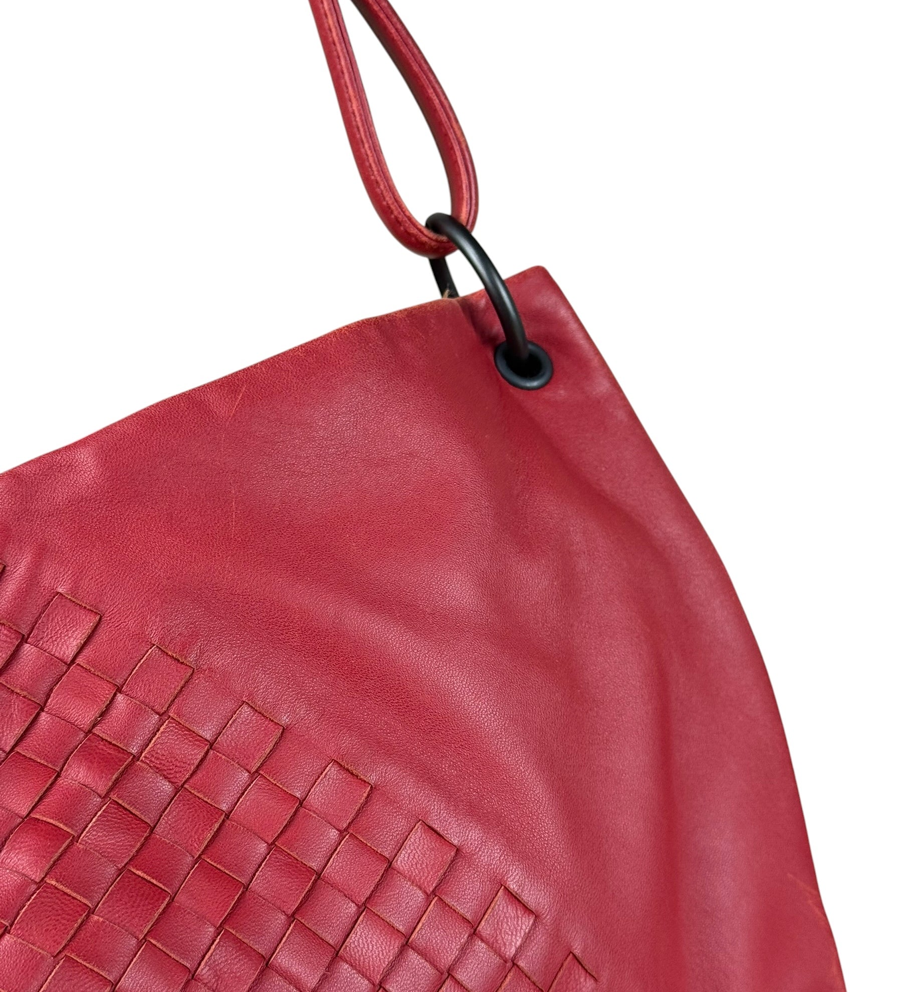 Bottega Veneta Brown Intrecciato Shoulder Bag