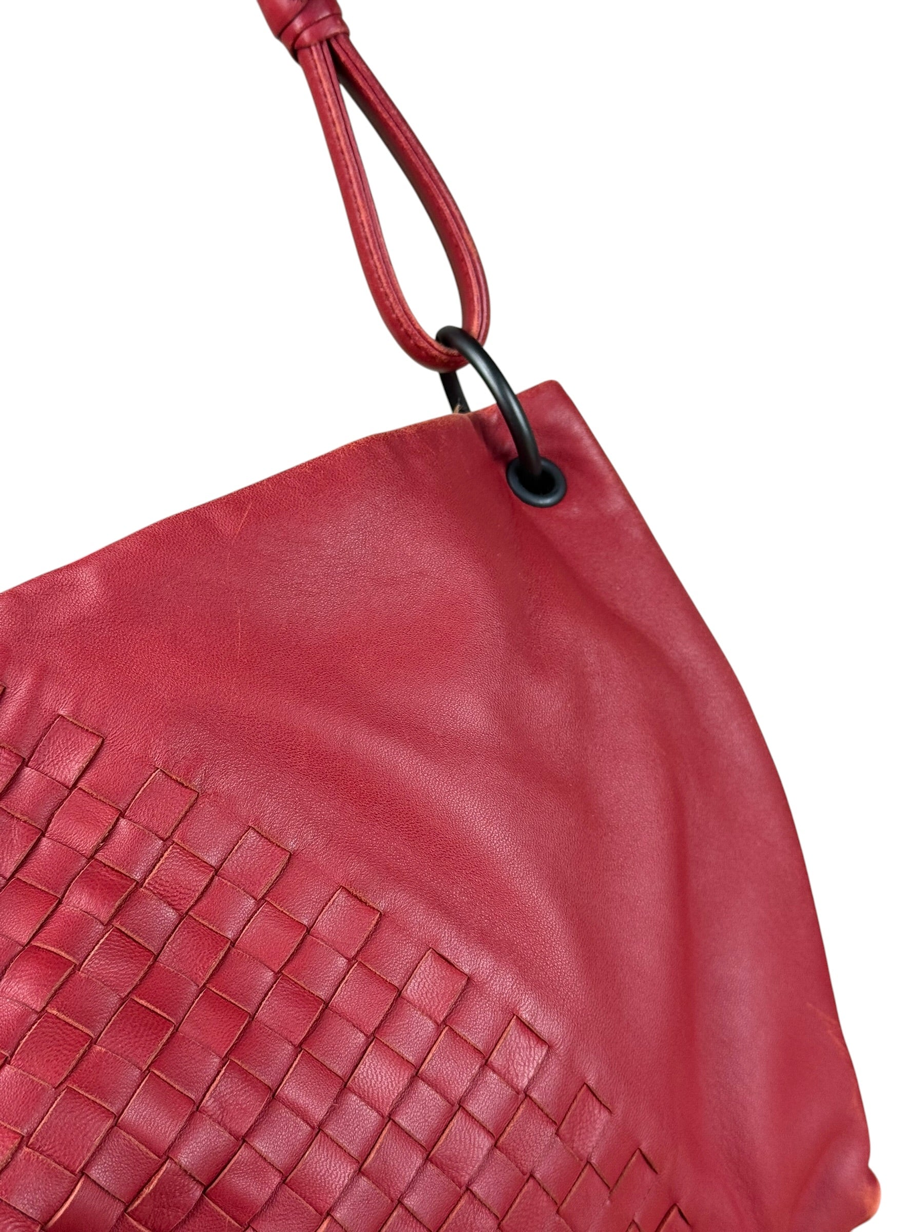 Bottega Veneta Brown Intrecciato Shoulder Bag