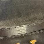 Louis Vuitton Black Leather Louis Chain Pochette