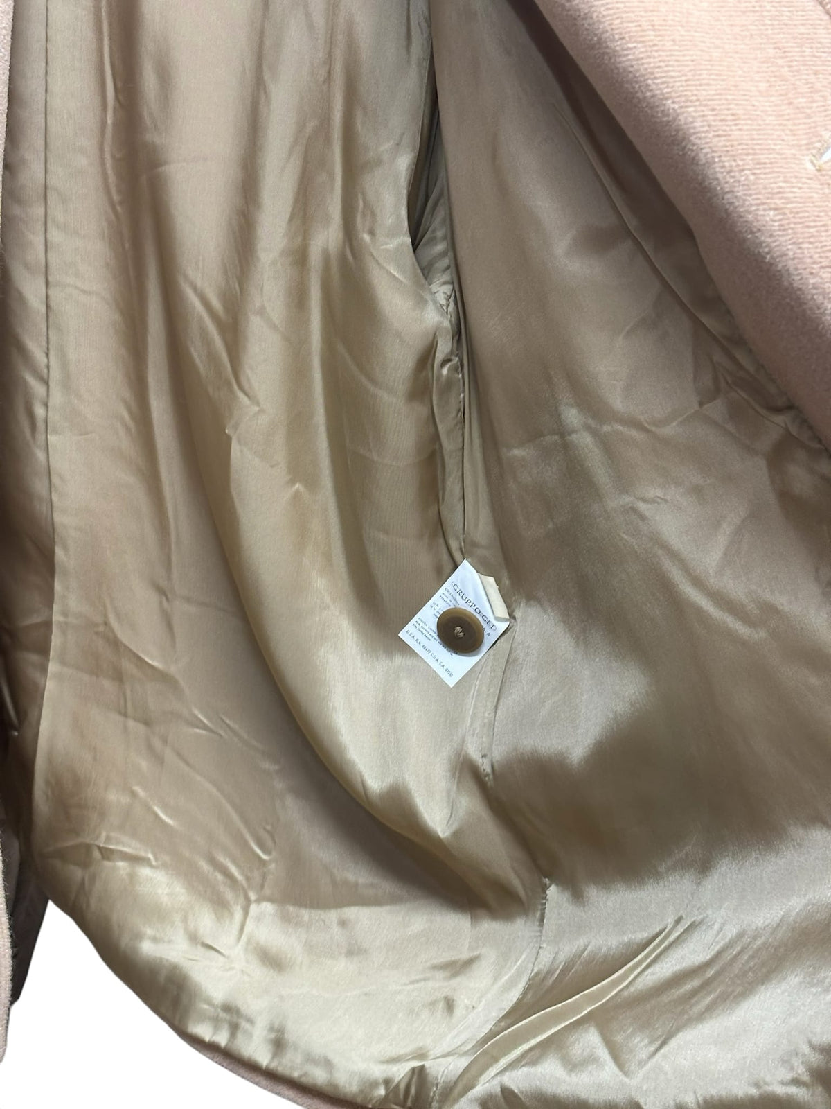 Bally Vintage Light Brown Wool Trench Coat