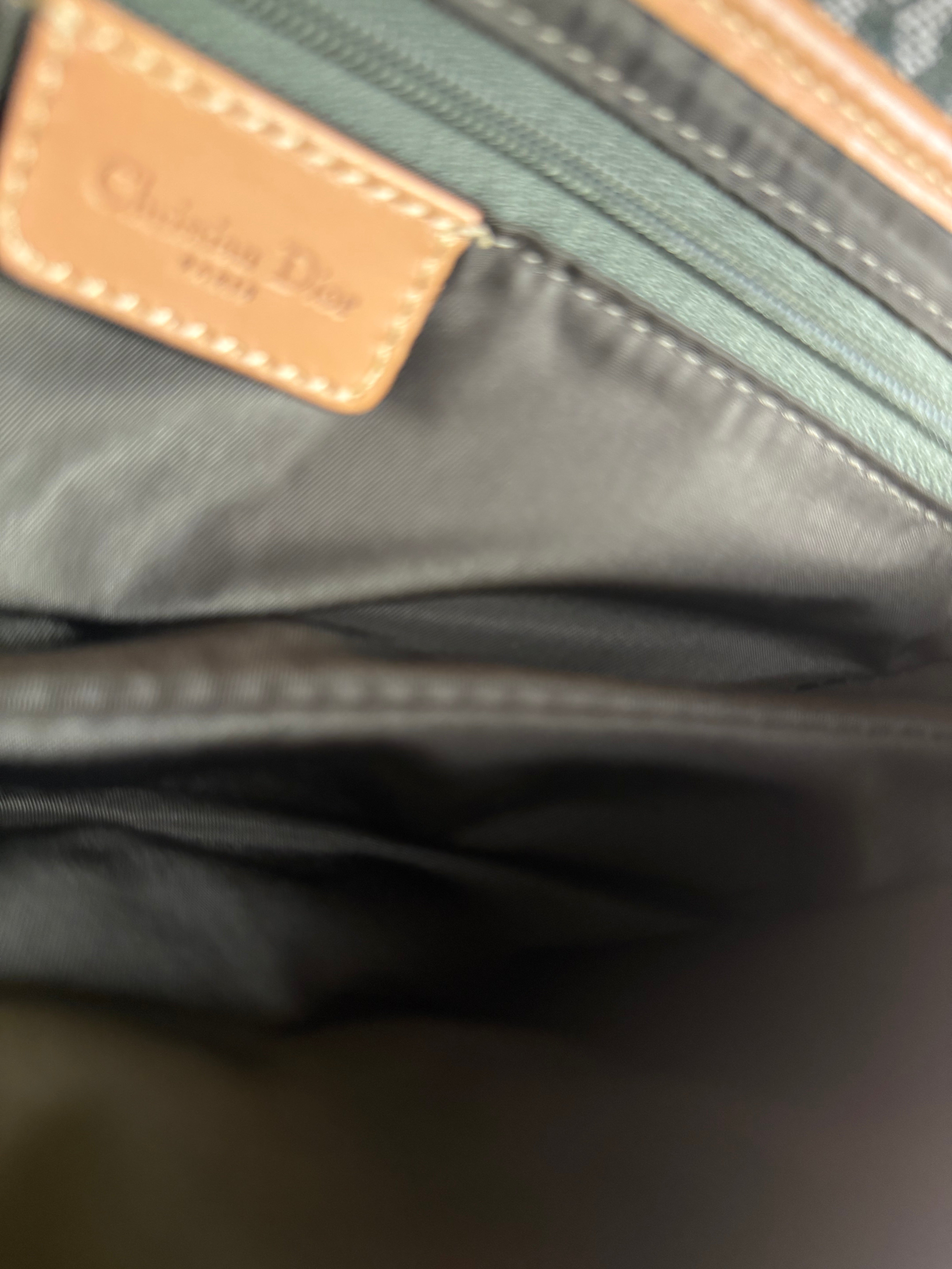 Christian Dior Vintage Trotter Saddle Shoulder Bag