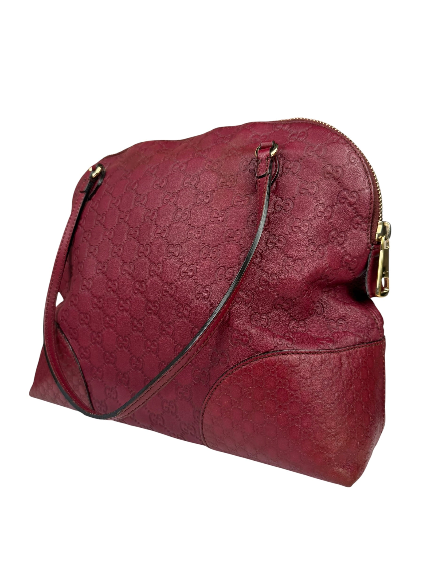 Gucci Ruby Red Bree Dome Tote