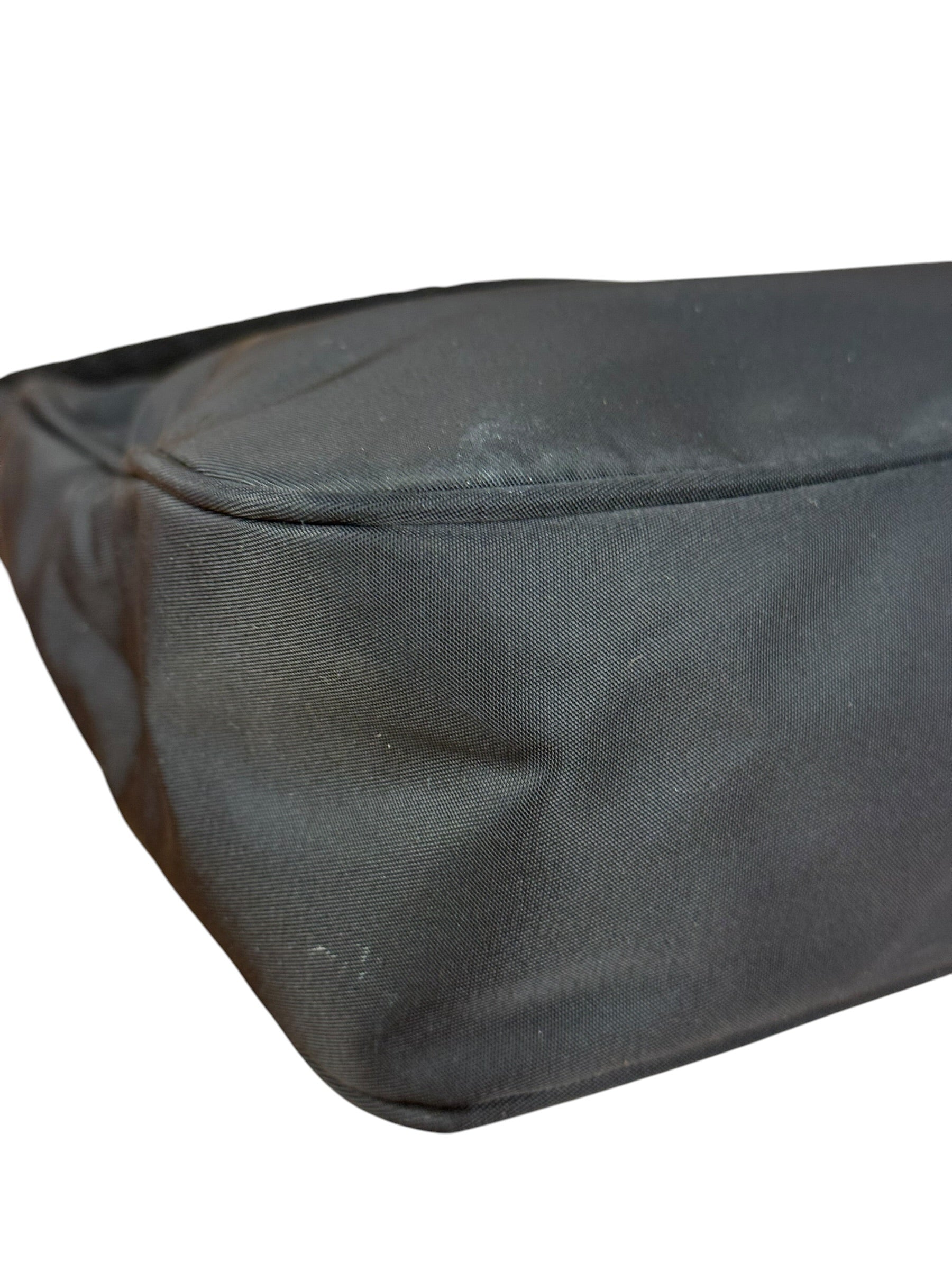 Prada Vintage Black Nylon Pochette
