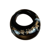 Louis Vuitton Black Resin Inclusion Ring