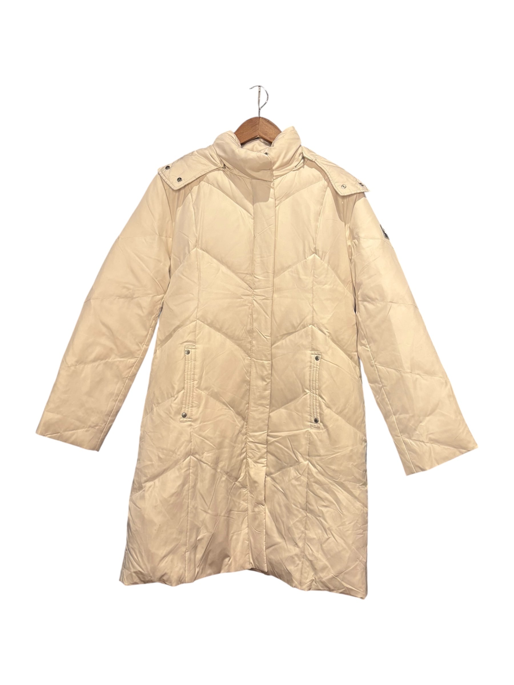 MCM Beige Puffer Long Coat