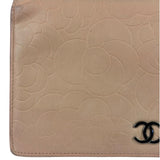 Chanel Light Pink Camila Leather Long Wallet