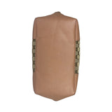 Gucci Beige/Pink Leather Trim Bree Shoulder Bag
