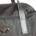 Prada Vintage Black Nylon Bowler Bag