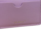 Off-White Purple Leather Micro Jitney 0.5 Two-Way Bag