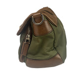 Prada Vintage Green Nylon/Leather Crossbody Bag