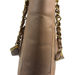 Chanel Beige Quilted Caviar Petite Shopping Tote 2004