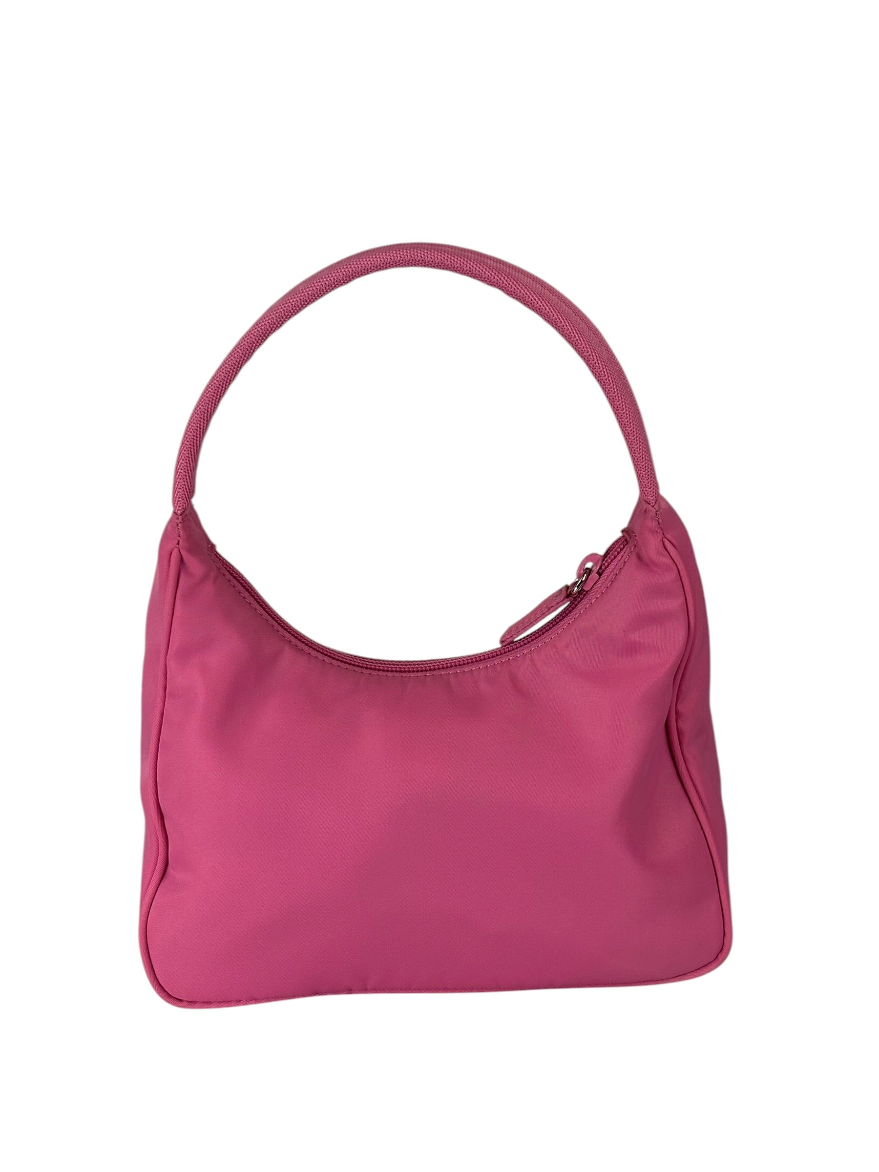 Prada Pink Tessuto Nylon Pochette