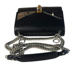 Fendi Black Leather Kan I Monster Eyes Shoulder Bag