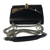 Fendi Black Leather Kan I Monster Eyes Shoulder Bag