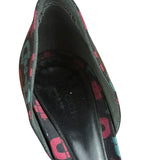 Gucci Vintage Horsebit Open Toe Pumps