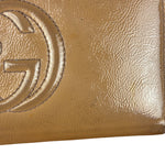 Gucci Interlocking GG Patent Zip Wallet