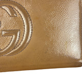 Gucci Interlocking GG Patent Zip Wallet