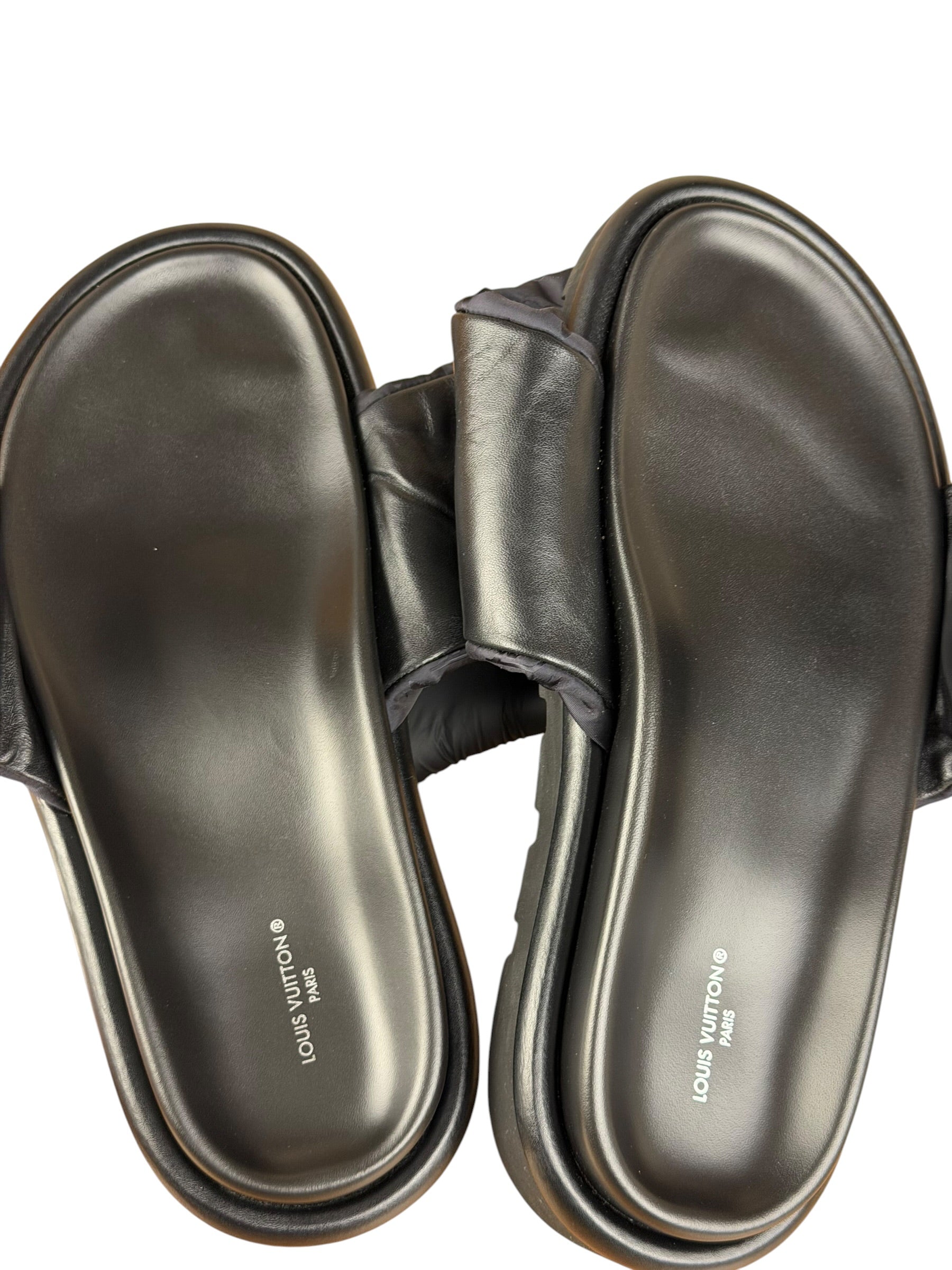 Louis Vuitton Black Pool Pillow Comfort Mules