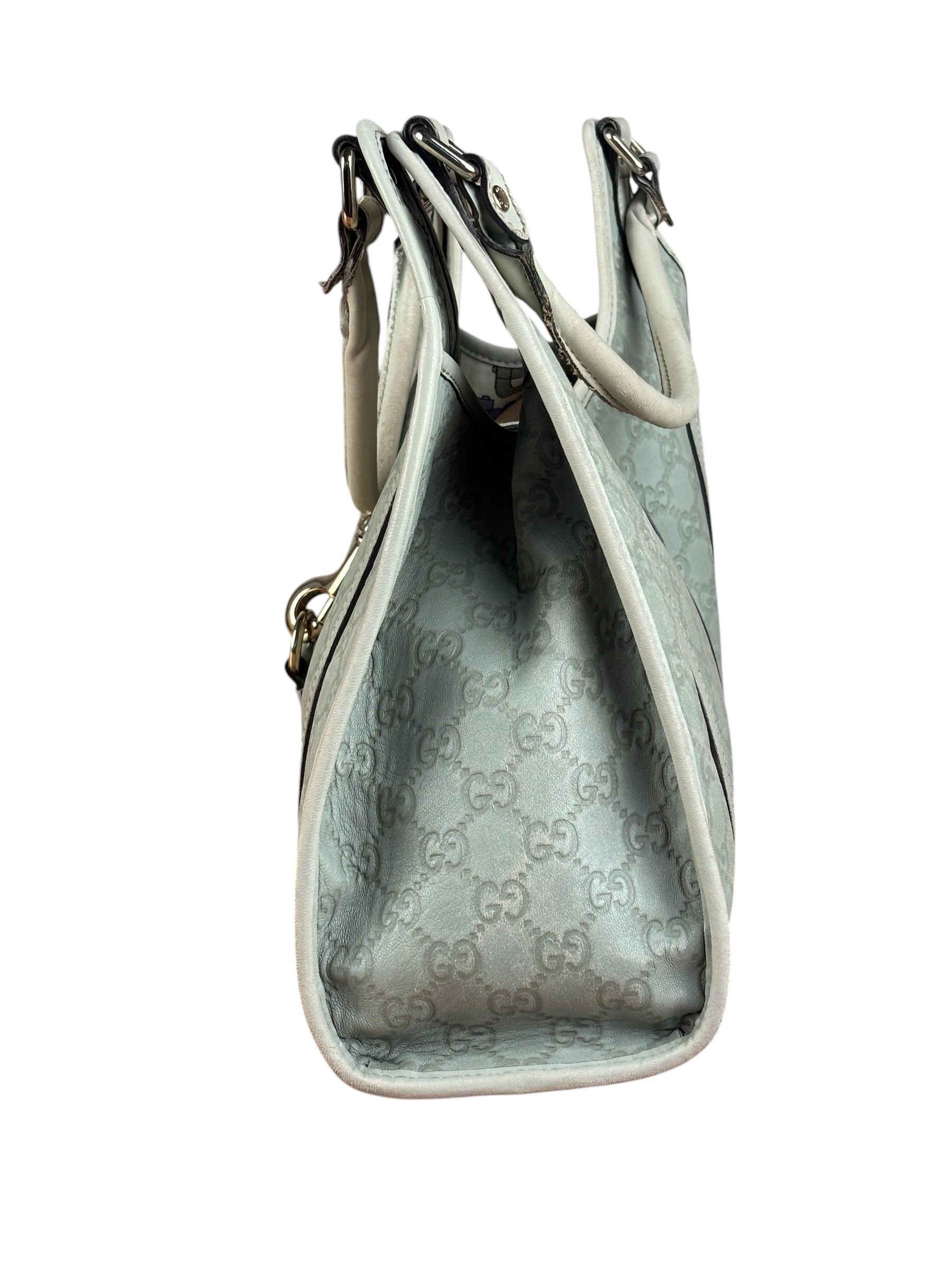 Gucci Green GG Monogram Guccissima Jackie Hobo Bag