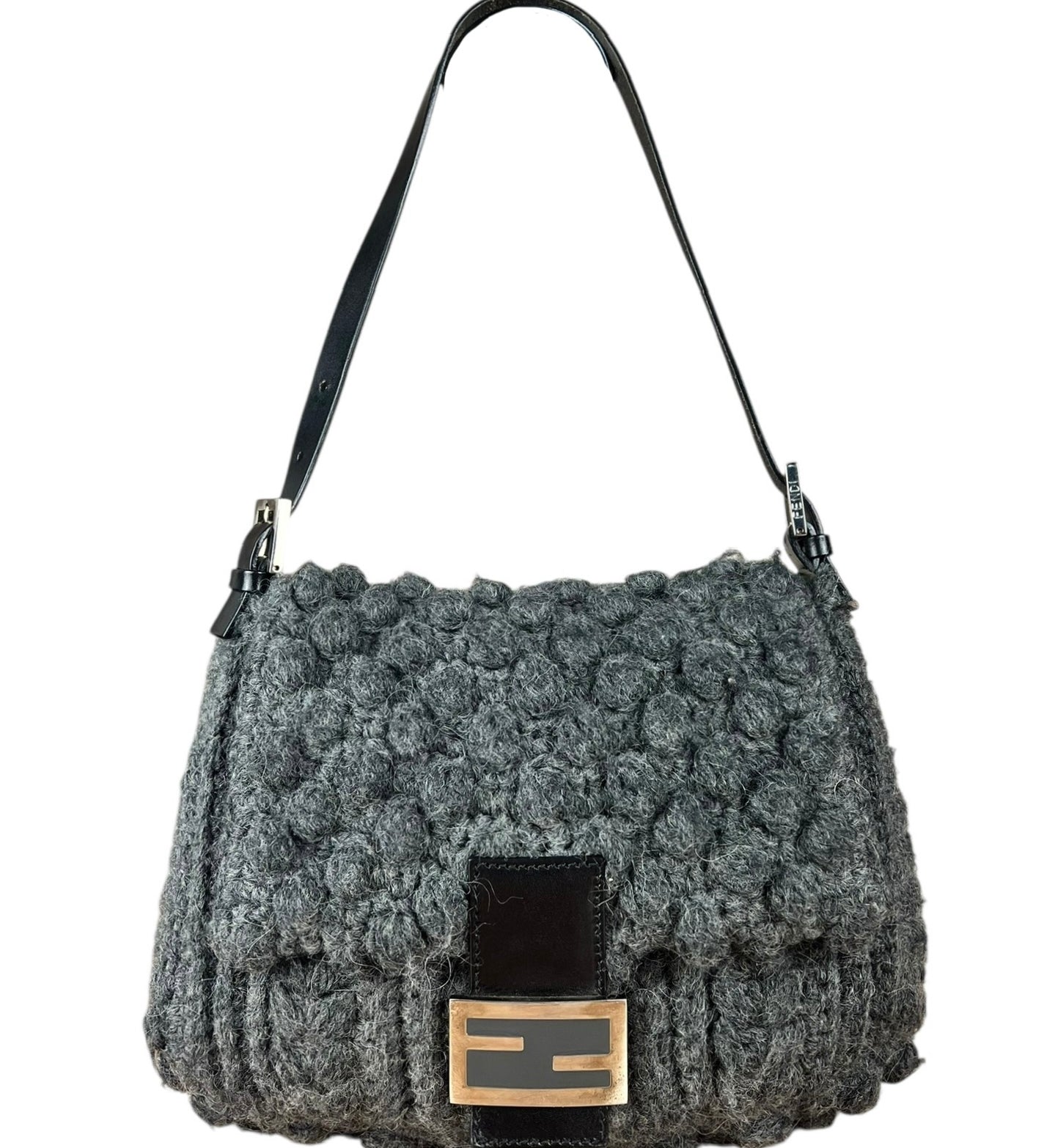 Fendi Crochet Wool Mamma Baguette