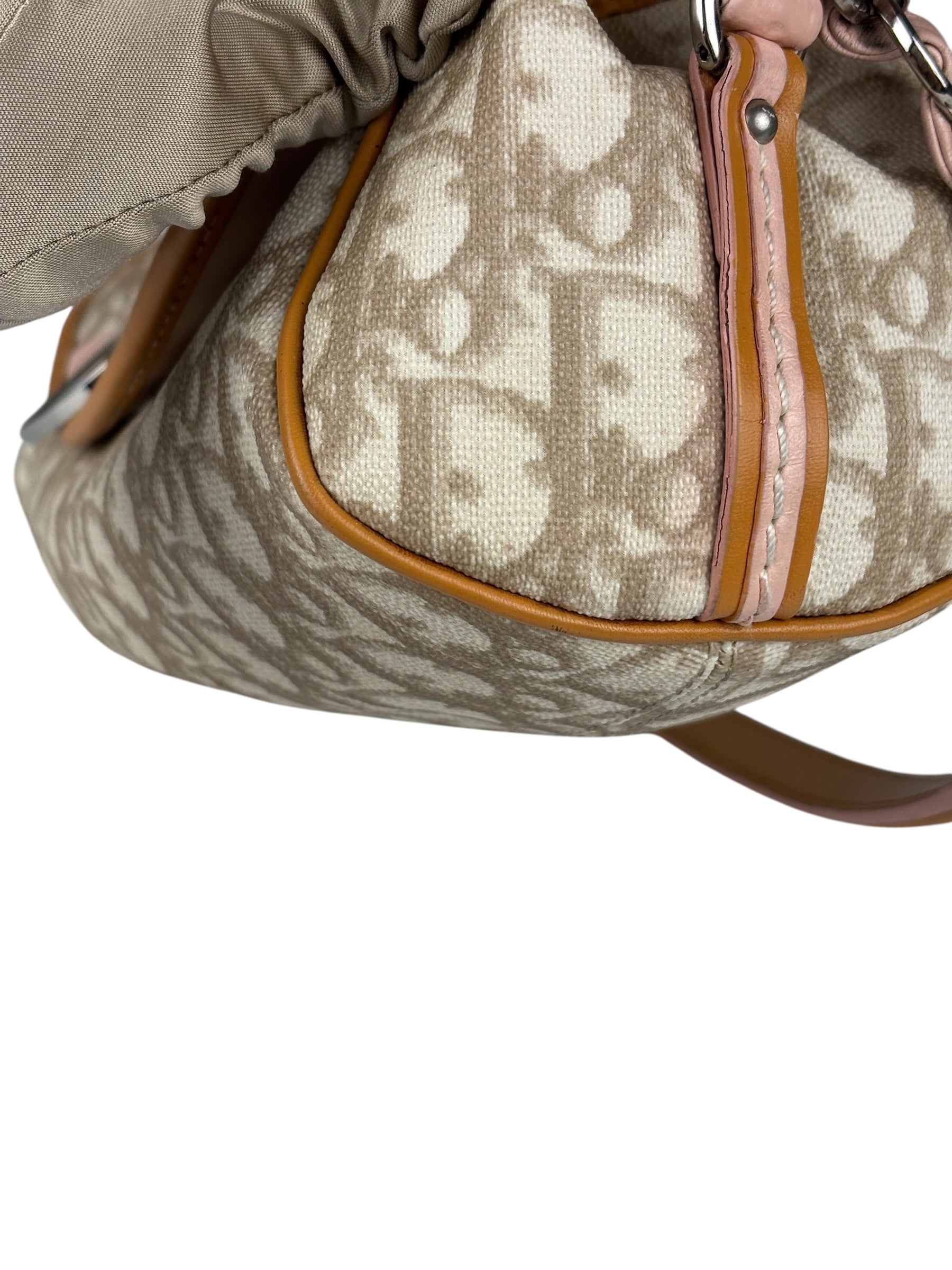 Christian Dior Leather Trotter Romantique Flap Shoulder Bag