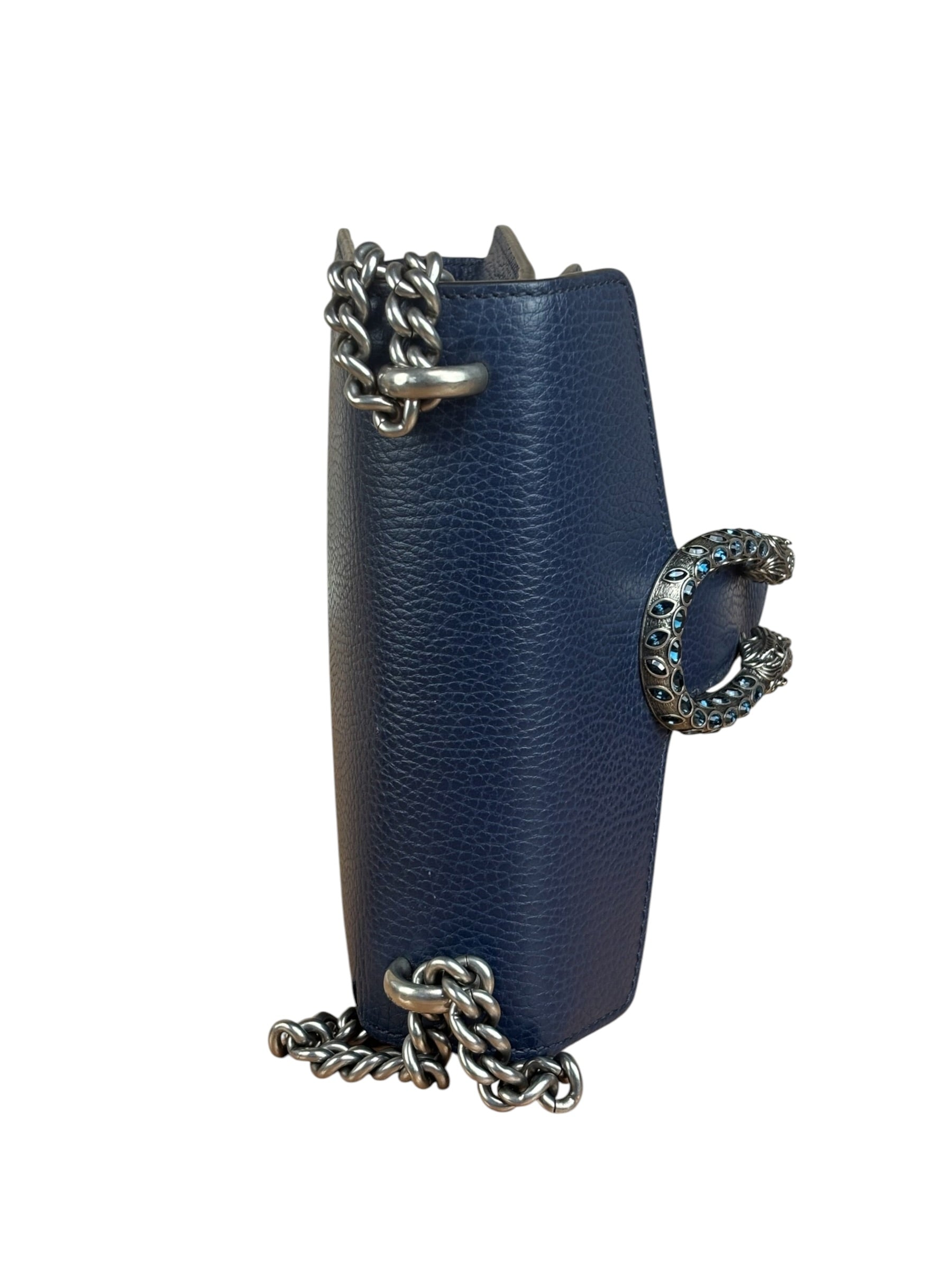 Gucci Navy Blue Dionysus Shoulder Bag