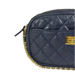 Chanel Navy Quilted Lambskin Small Camera Bag 2019
