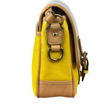 Coach Park Tricolor Leather Flap Crossbody Bag