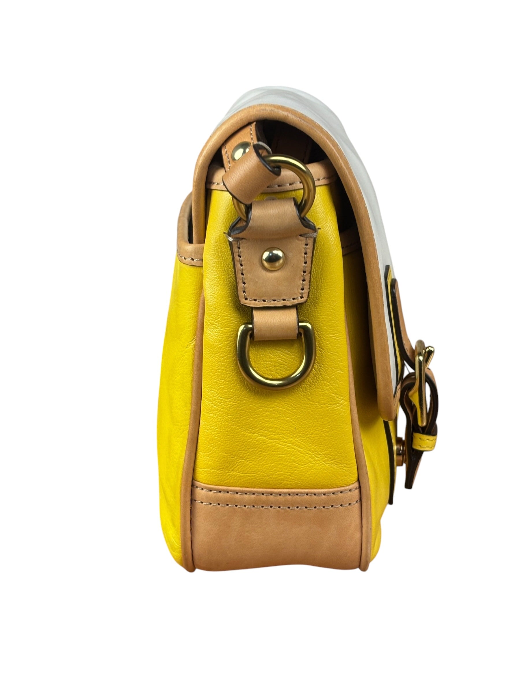 Coach Park Tricolor Leather Flap Crossbody Bag