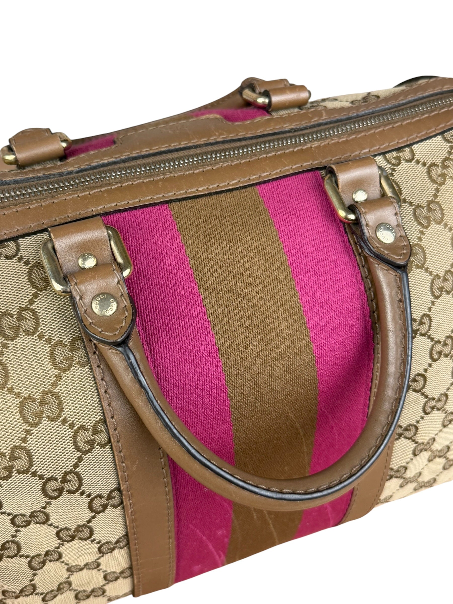Gucci Vintage GG Web Joy Mini Boston