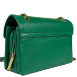 Chanel Green Lambskin Shoulder Bag 2018