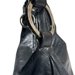 Fendi Black Leather Hobo Bag