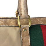 Gucci Vintage Canvas Duffle Bag