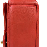 Chanel Red Quilted Caviar Leather Timeless Shoulder Bag 2012
