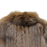 Malvoisie Vintage Brown Fur Coat