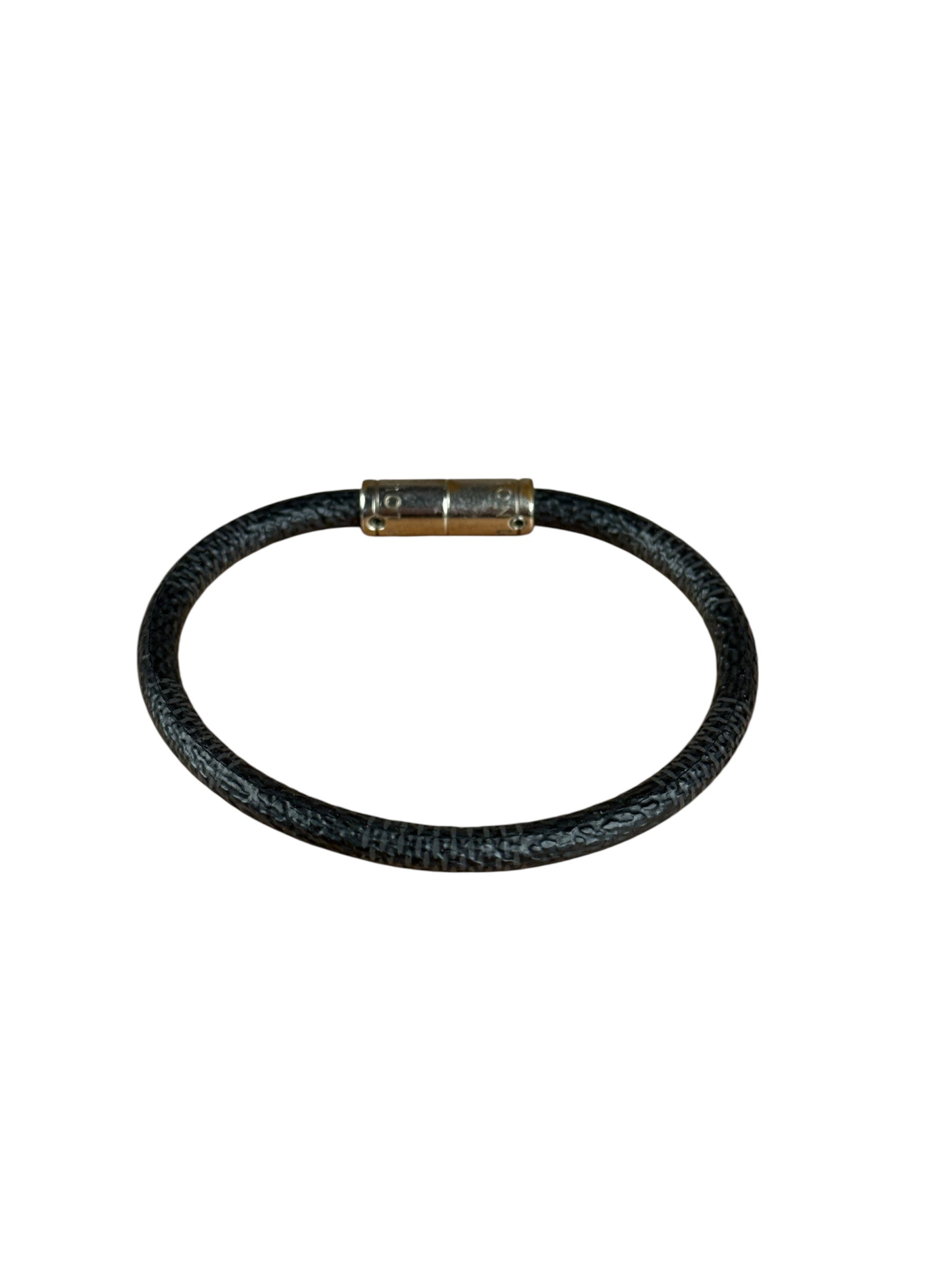 Louis Vuitton Damier Graphite Keep It Bracelet