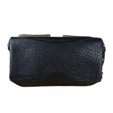 Jimmy Choo Black Leather Lockett Pebble Shoulder/Hand Bag