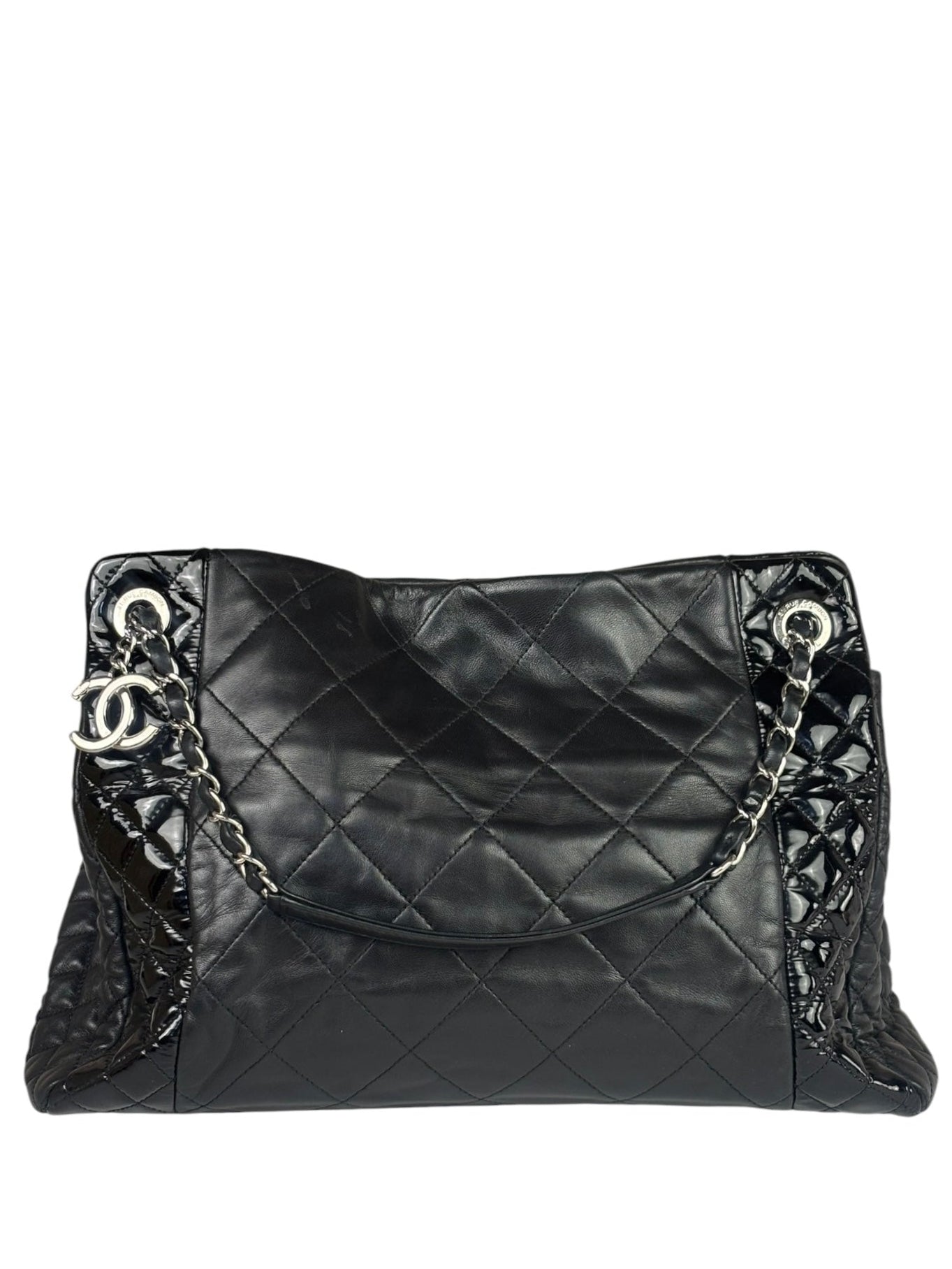 Chanel Black Quilted Leather Tote Bag 2014