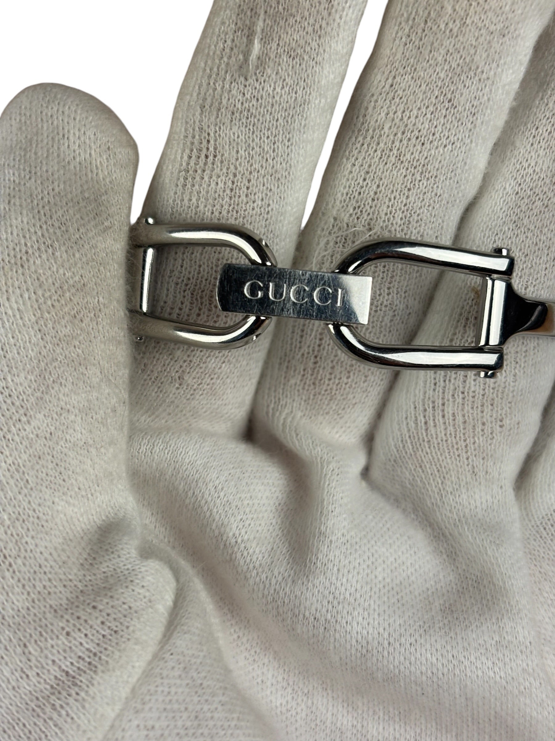 Gucci Vintage Light-Blue Dial Bangle Watch 1500L
