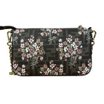 Fendi FF Floral Coated Canvas Chain Pochette
