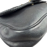 Gucci Black Leather Marrakech Evening Shoulder Bag